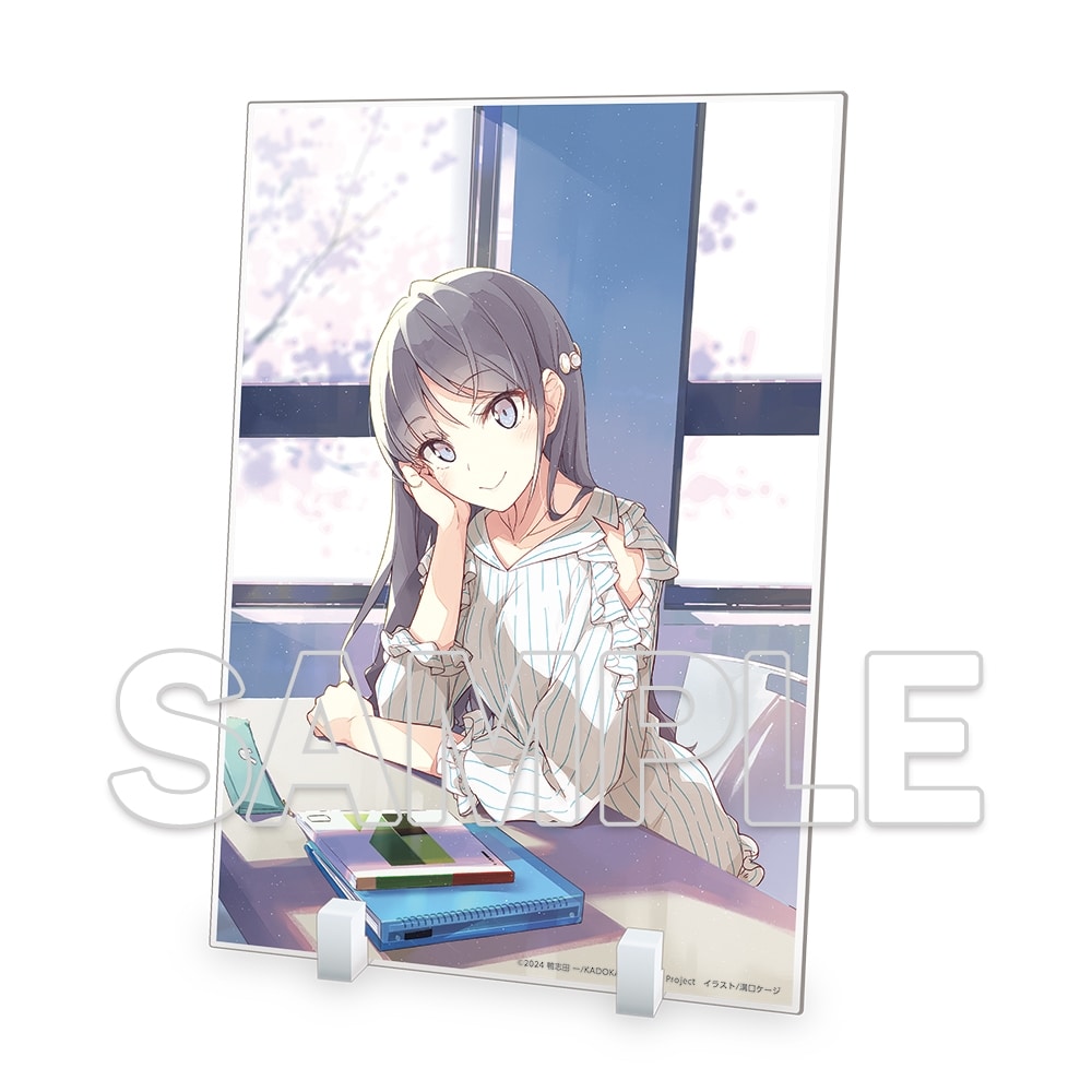 【二次受注】アニメ『青春ブタ野郎はサンタクロースの夢を見ない』制作決定ビジュアル アクリルプレート