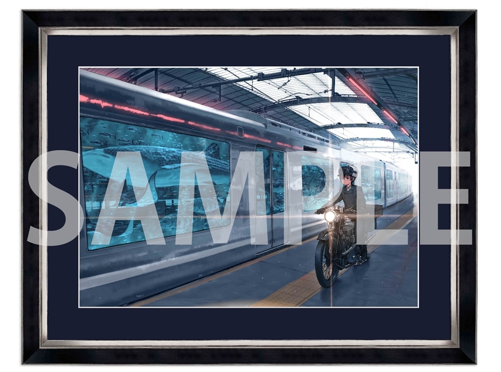 『キノの旅 the Beautiful World』25周年記念 B4キャラファイングラフ　C　駅