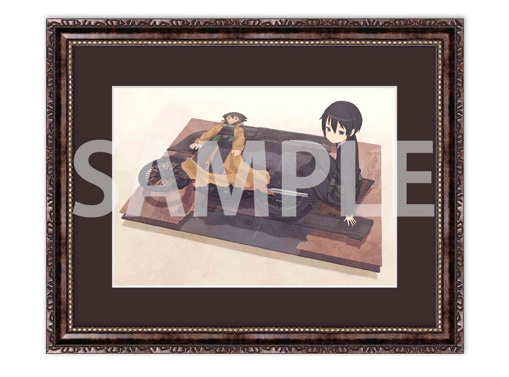 『キノの旅 the Beautiful World』25周年記念 A5キャラファイングラフ　D　画集「noir」より