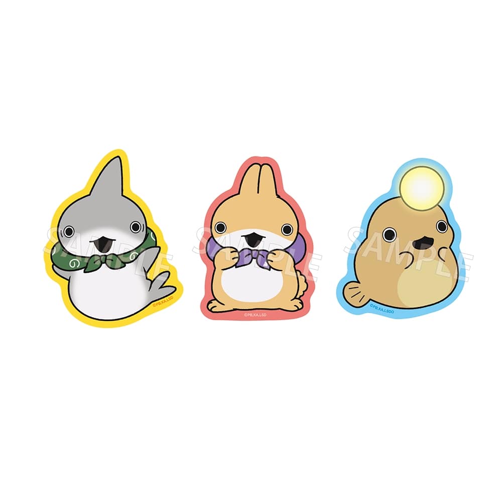 「映画 おでかけ子ザメ とかいのおともだち」ステッカーセットA