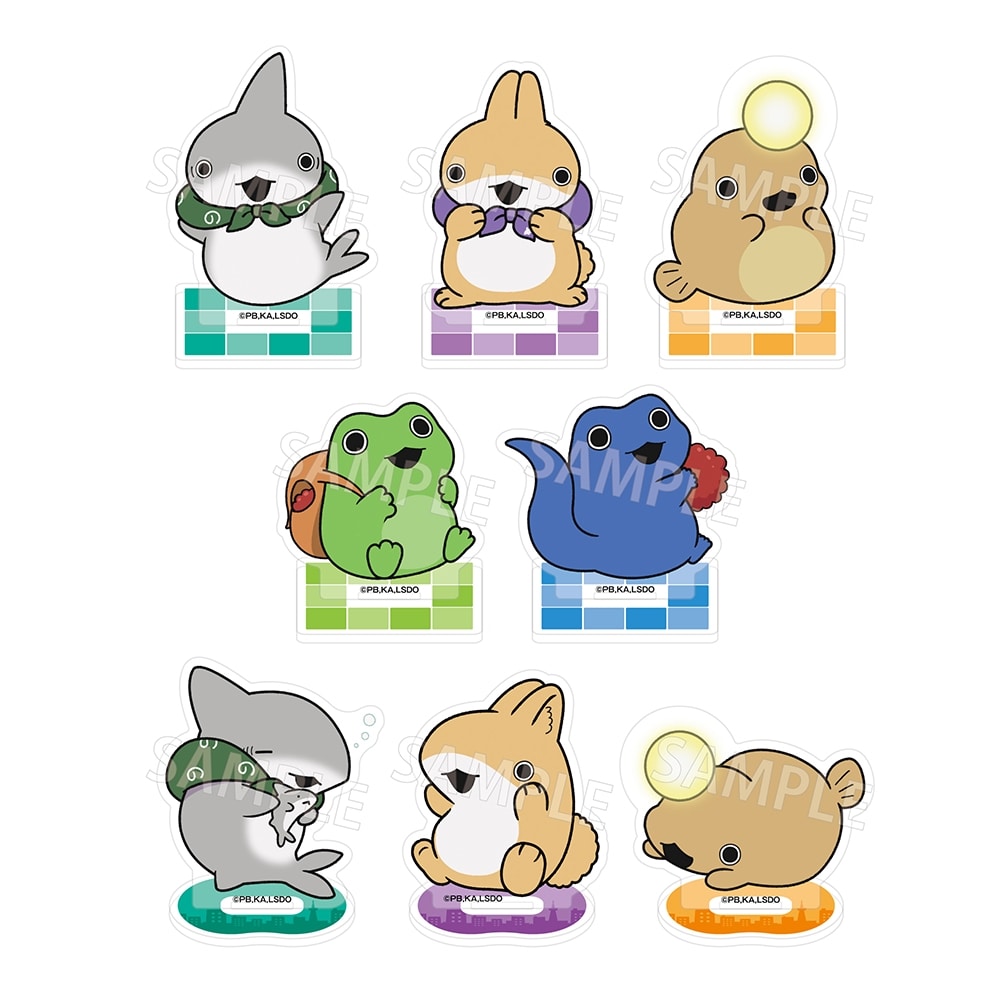 「映画 おでかけ子ザメ とかいのおともだち」トレーディングアクリルスタンド BOX