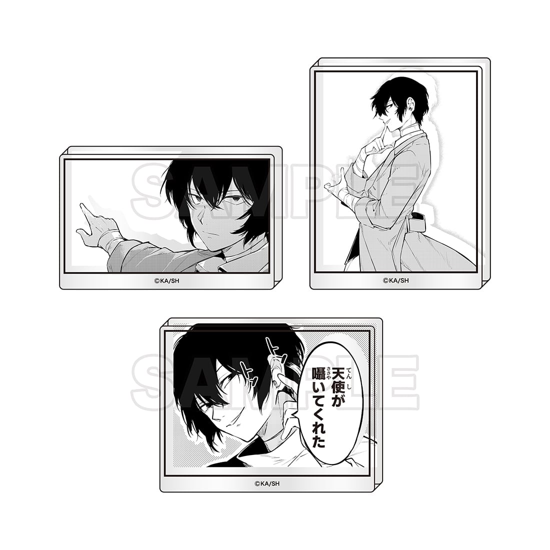 「文豪ストレイドッグス」コマプレートスタンド 3個セット【C】