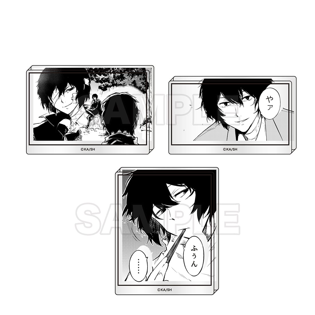 「文豪ストレイドッグス」コマプレートスタンド 3個セット【D】