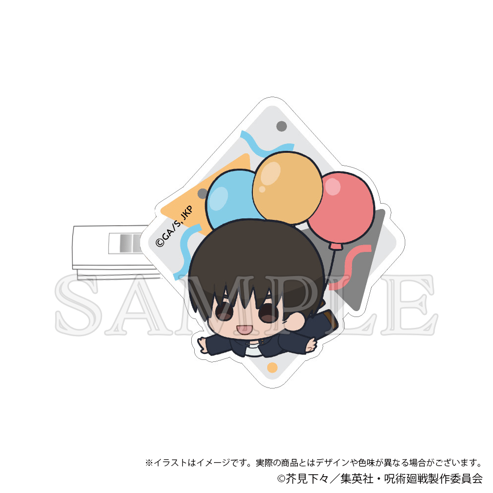 呪術廻戦 懐玉・玉折 アクリルヘアクリップ 風船ver. 灰原雄
