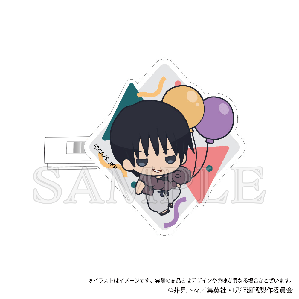 呪術廻戦 懐玉・玉折 アクリルヘアクリップ 風船ver. 伏黒甚爾
