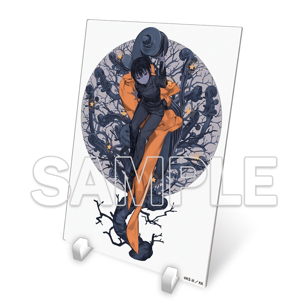 【二次受注】『キノの旅 the Beautiful World』25周年記念 アクリルイラストプレート　A バイオリンの木