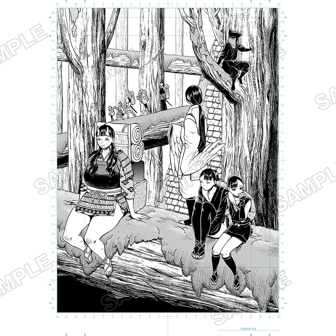 ダンジョン飯 迷宮探索展 記念複製原稿G (第36話扉)