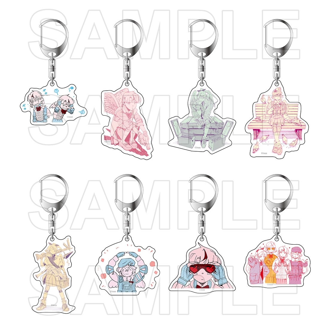 ラブ・バレット　トレーディングアクリルキーホルダー vol.1 単品（ランダム）