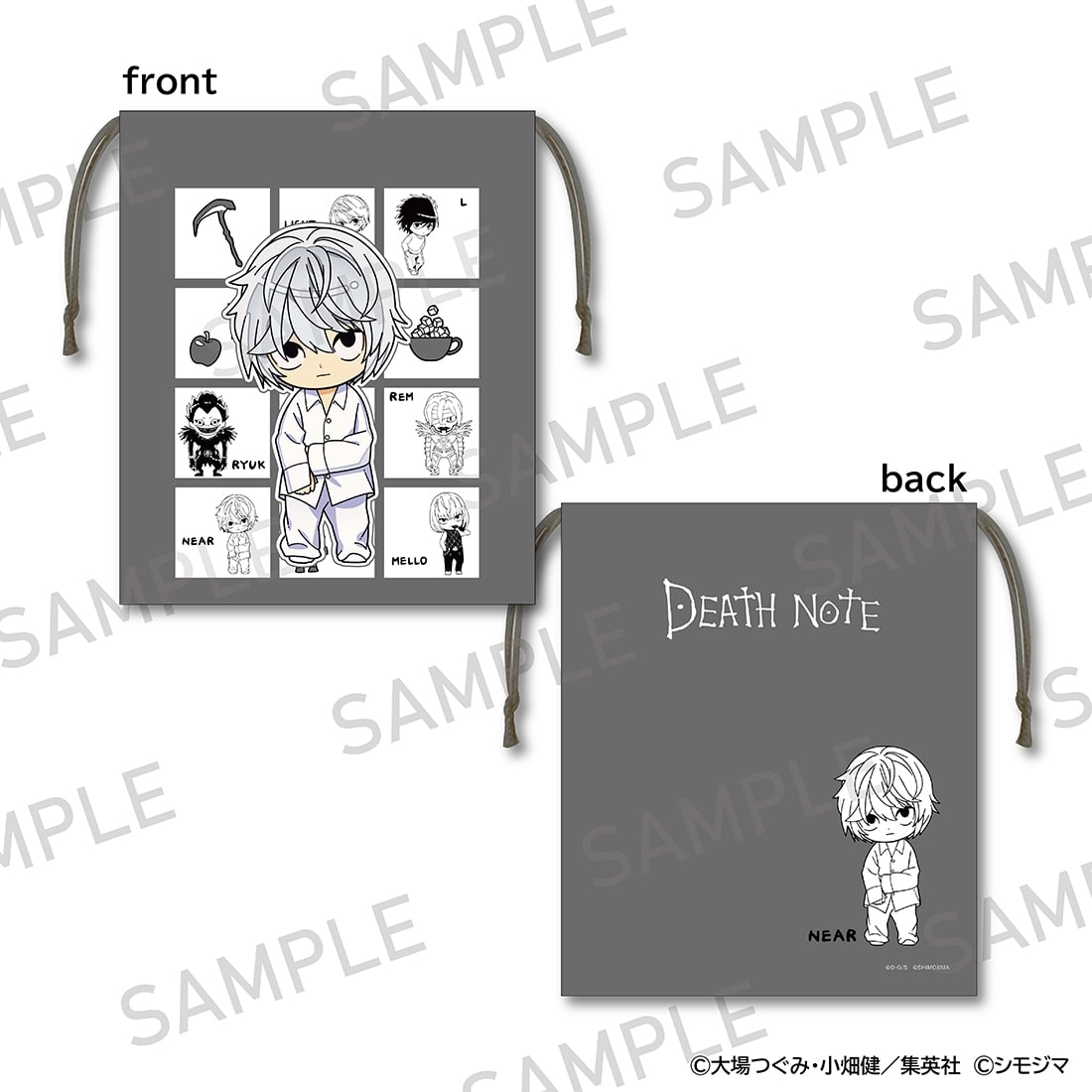 DEATH NOTE 巾着 シモジマコラボver. ニア
