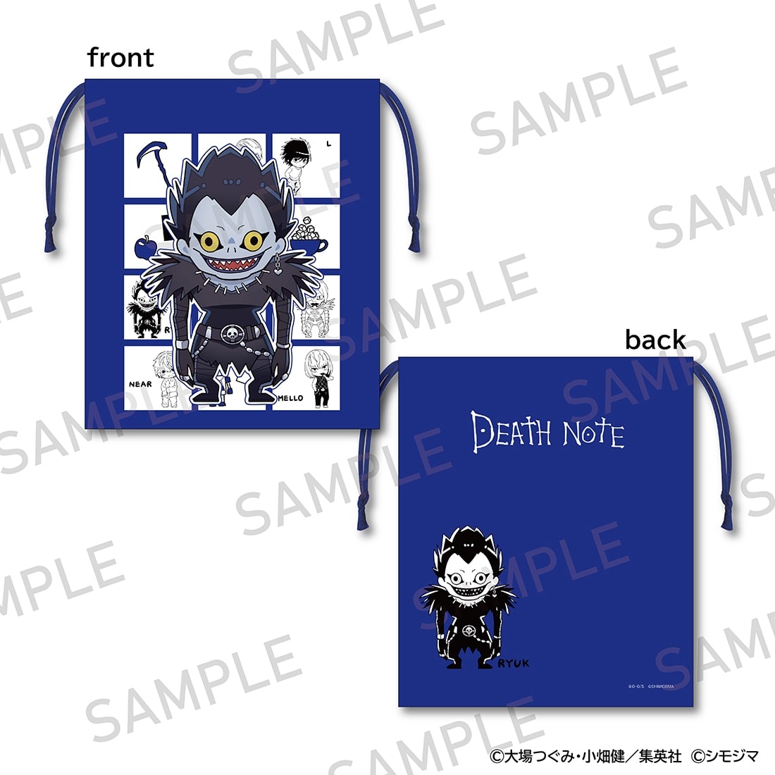 DEATH NOTE 巾着 シモジマコラボver. リューク