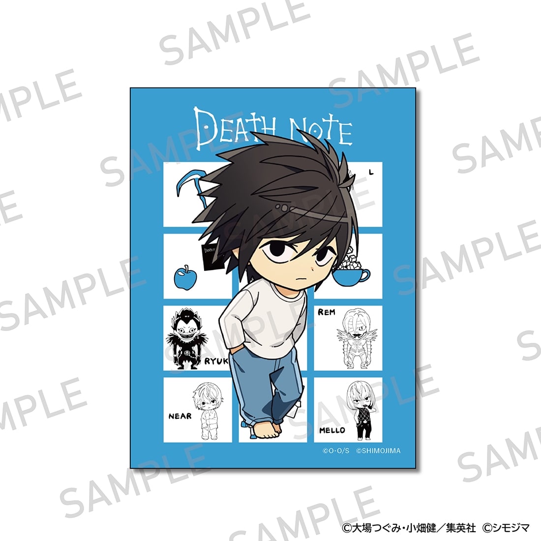 DEATH NOTE ステッカー シモジマコラボver. L