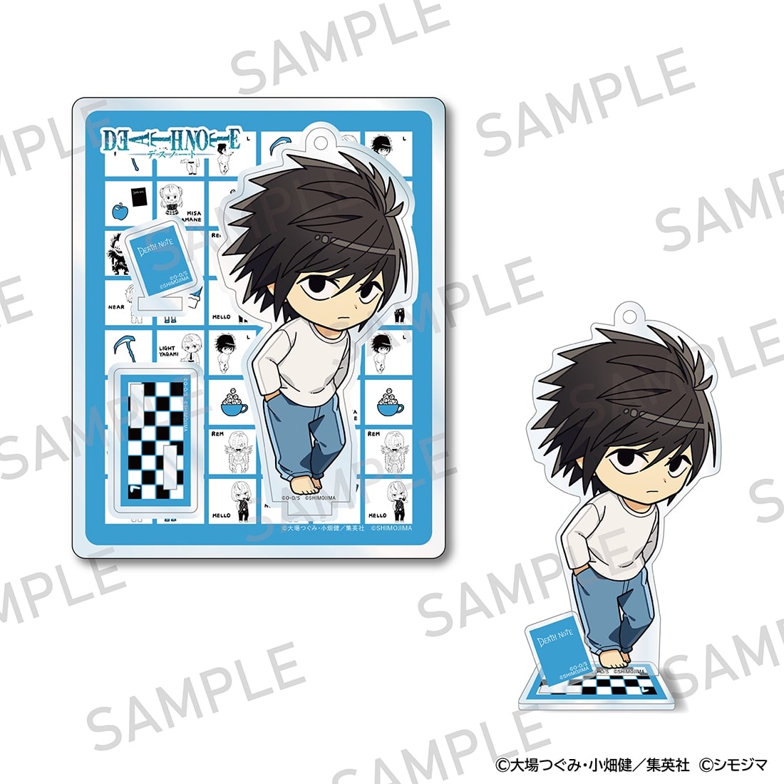 DEATH NOTE ちびキャラアクリルスタンド シモジマコラボver. L