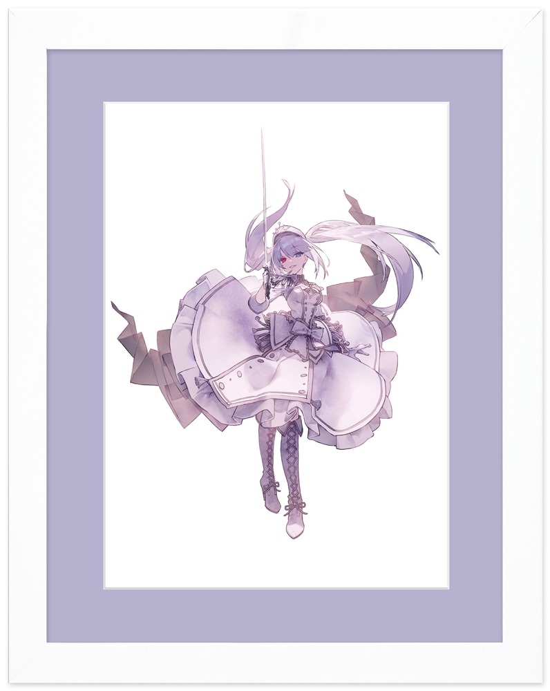 KDcolle５周年記念 『デート・ア・バレット』 原作版 白の女王 複製原画