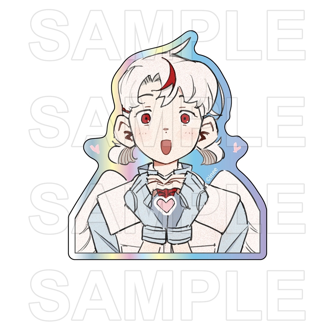 ラブ・バレット　オーロラステッカー コハル ハート ver.