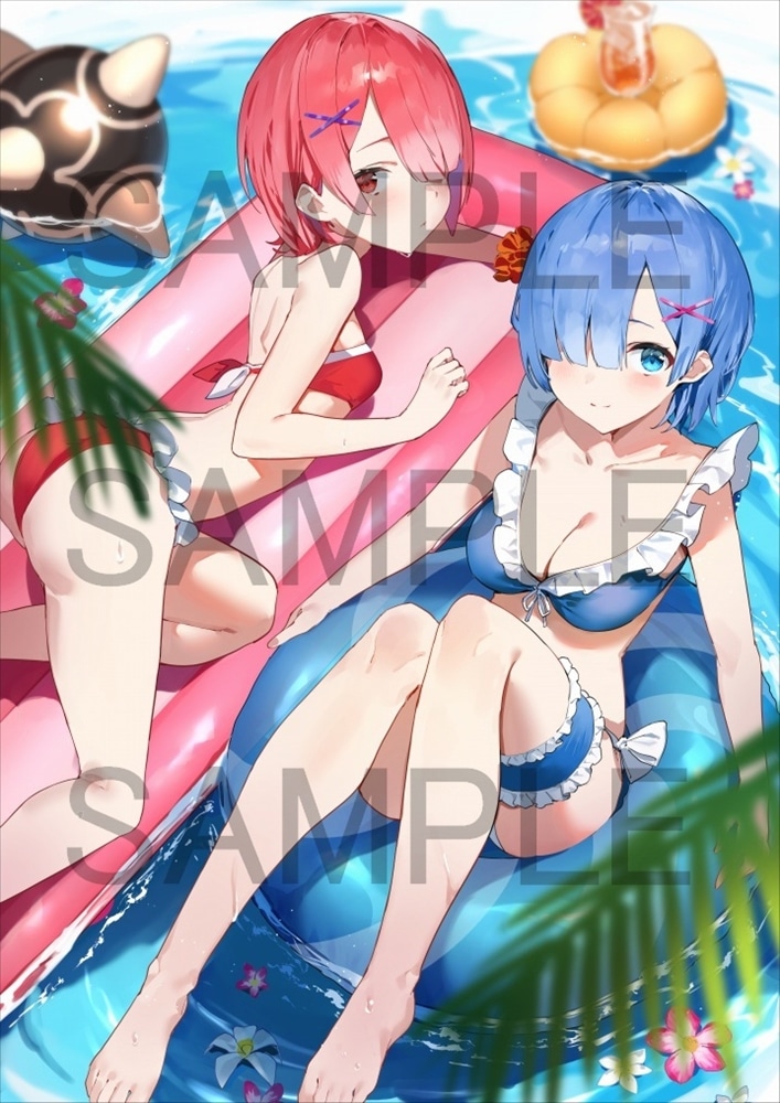 【会場先行】「Re:ゼロから始める異世界生活」B2タペストリー 雨傘ゆん(C106)