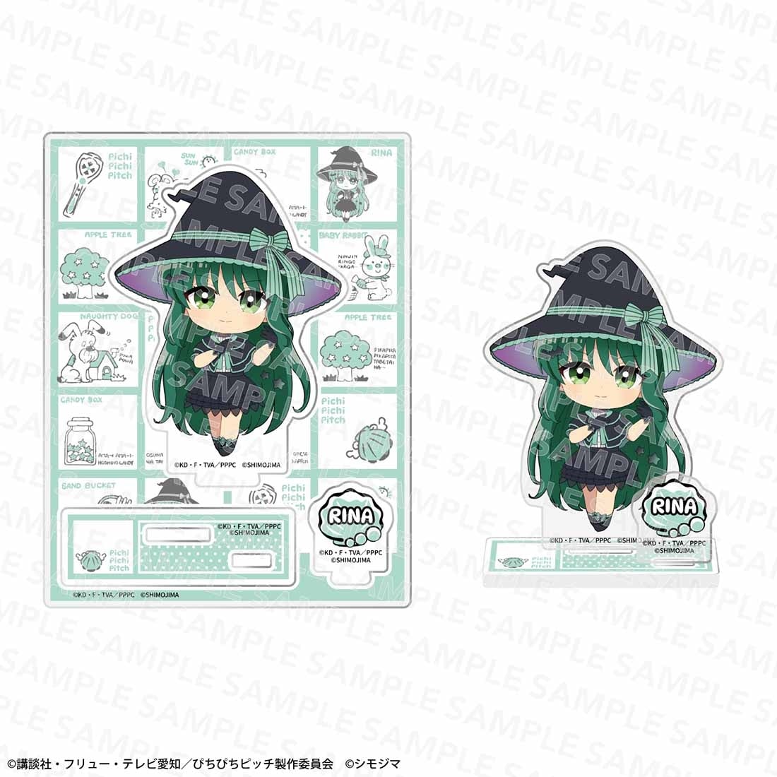 『マーメイドメロディー ぴちぴちピッチ』アクリルスタンド シモジマコラボver. 洞院リナ
