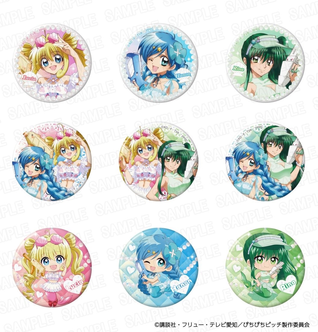 「マーメイドメロディー ぴちぴちピッチ」きらきら缶バッジ スプラッシュパーティーver. BOX BOX