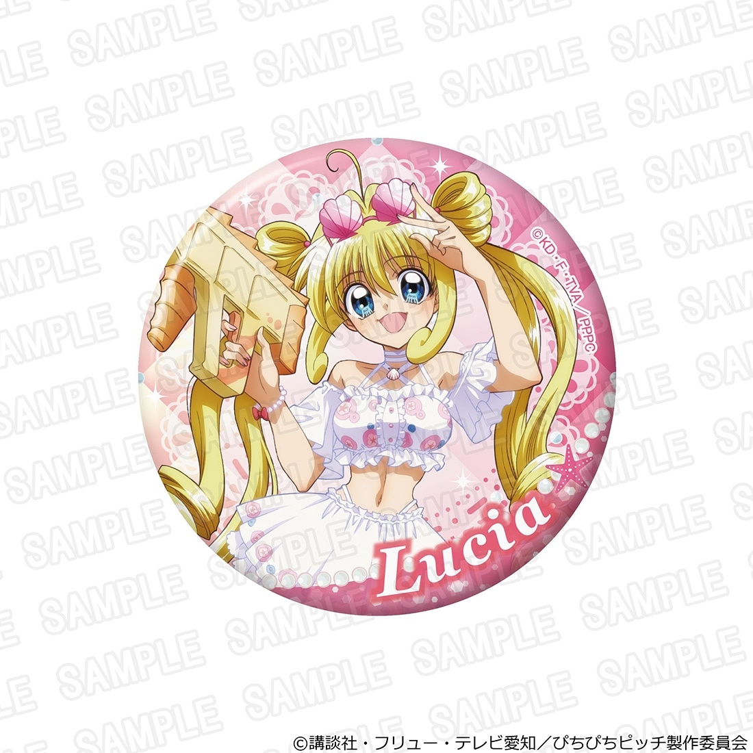 「マーメイドメロディー ぴちぴちピッチ」BIG缶バッジ スプラッシュパーティーver. るちあ