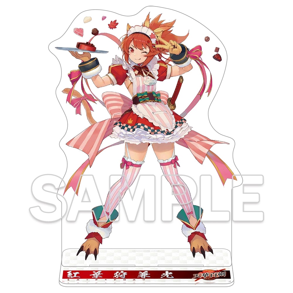 【二次受注】【十周年復刻版】『天華百剣』G’sマガジン30周年記念めちゃBIGアクリルフィギュア 紅葉狩兼光 給仕Ver.