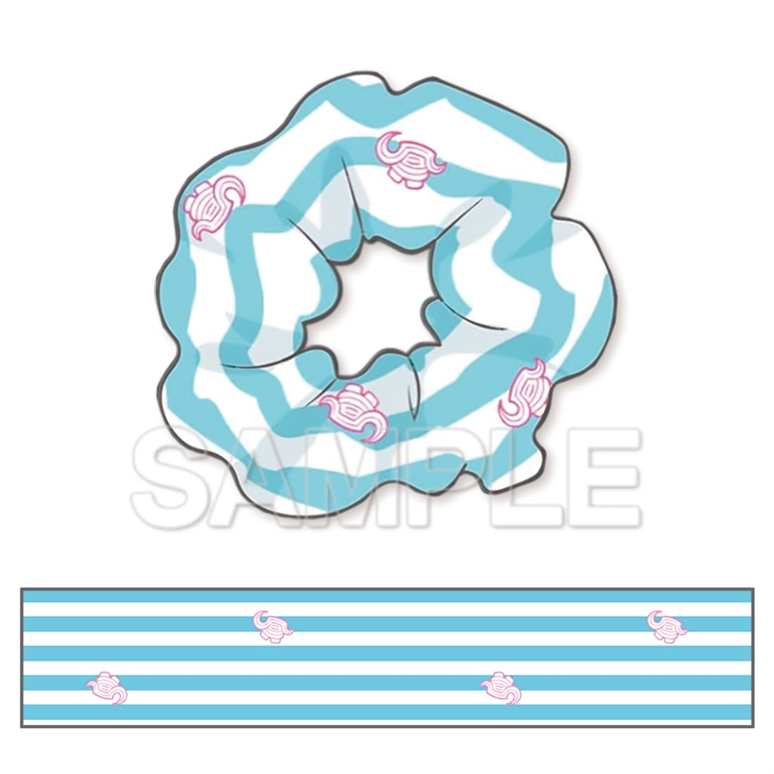 『ブレイブソード×ブレイズソウル』10周年記念 縞パン風シュシュのようなもの