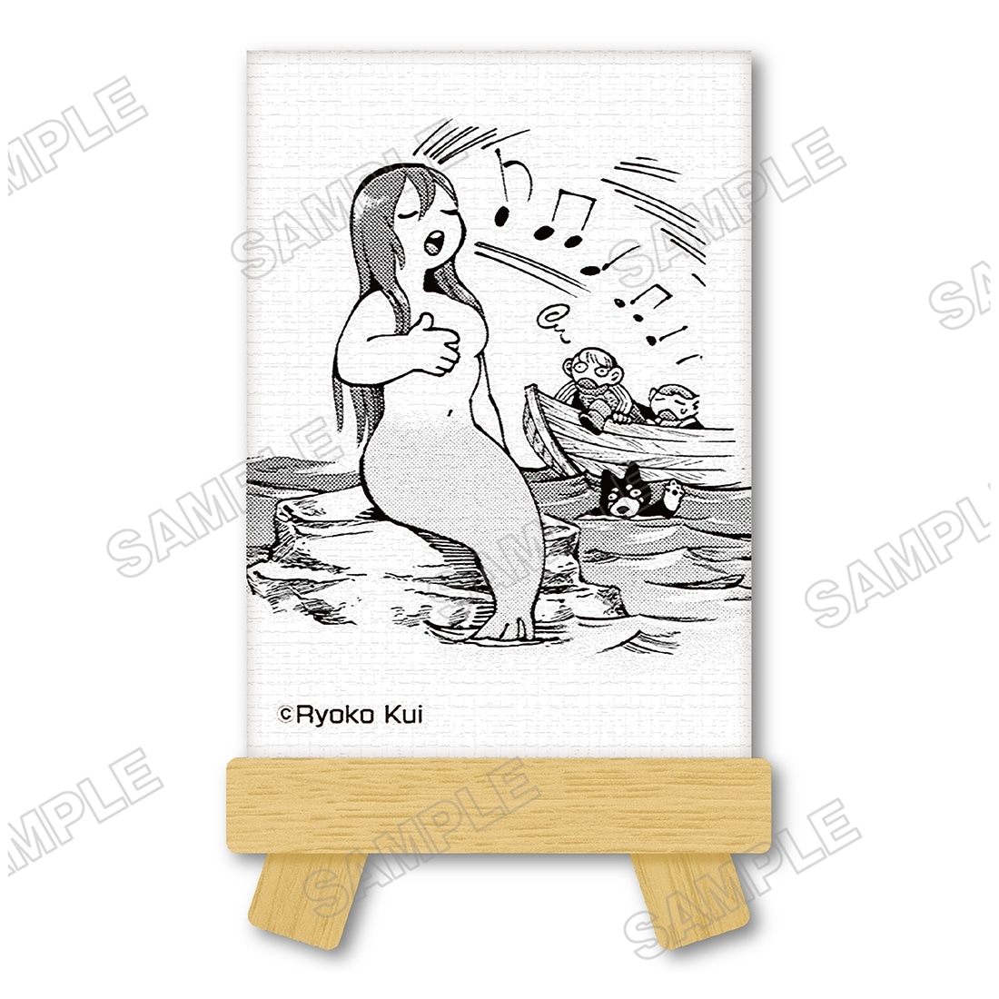 ダンジョン飯 迷宮探索展 ミニキャンバス 人魚