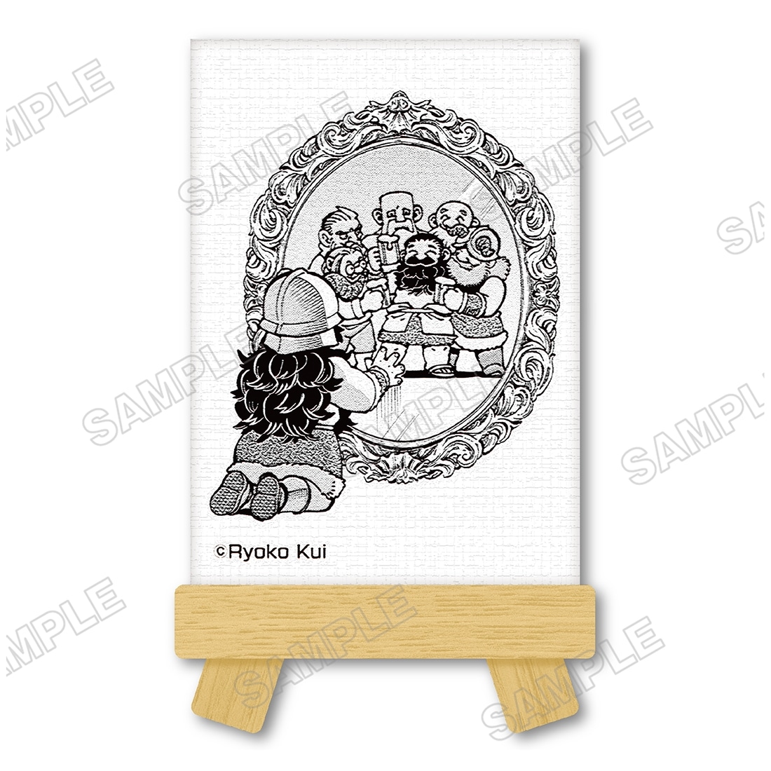 ダンジョン飯 迷宮探索展 ミニキャンバス 魔法の鏡