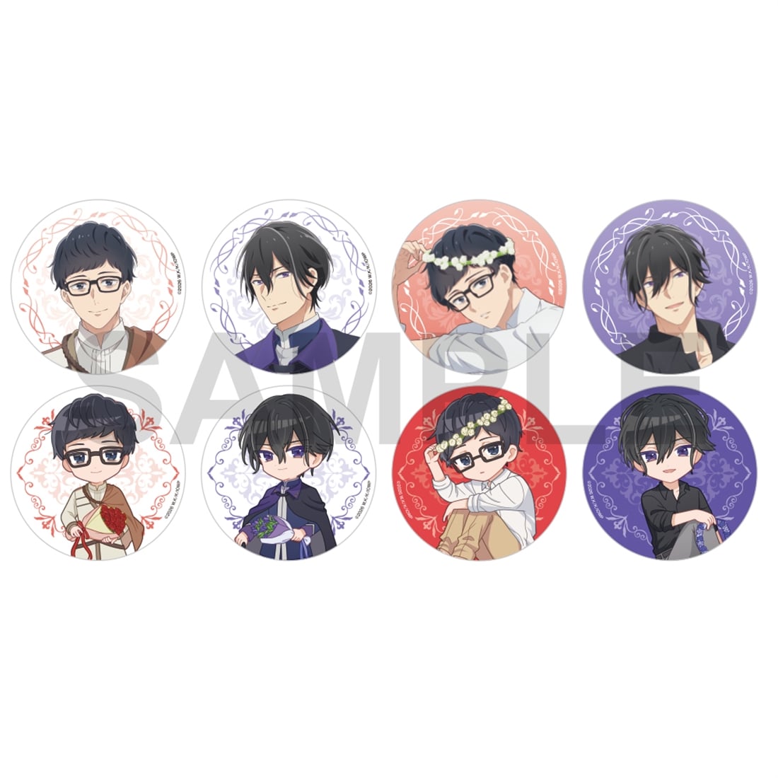 異世界の沙汰は社畜次第 トレーディング缶バッジ　Flower ver.