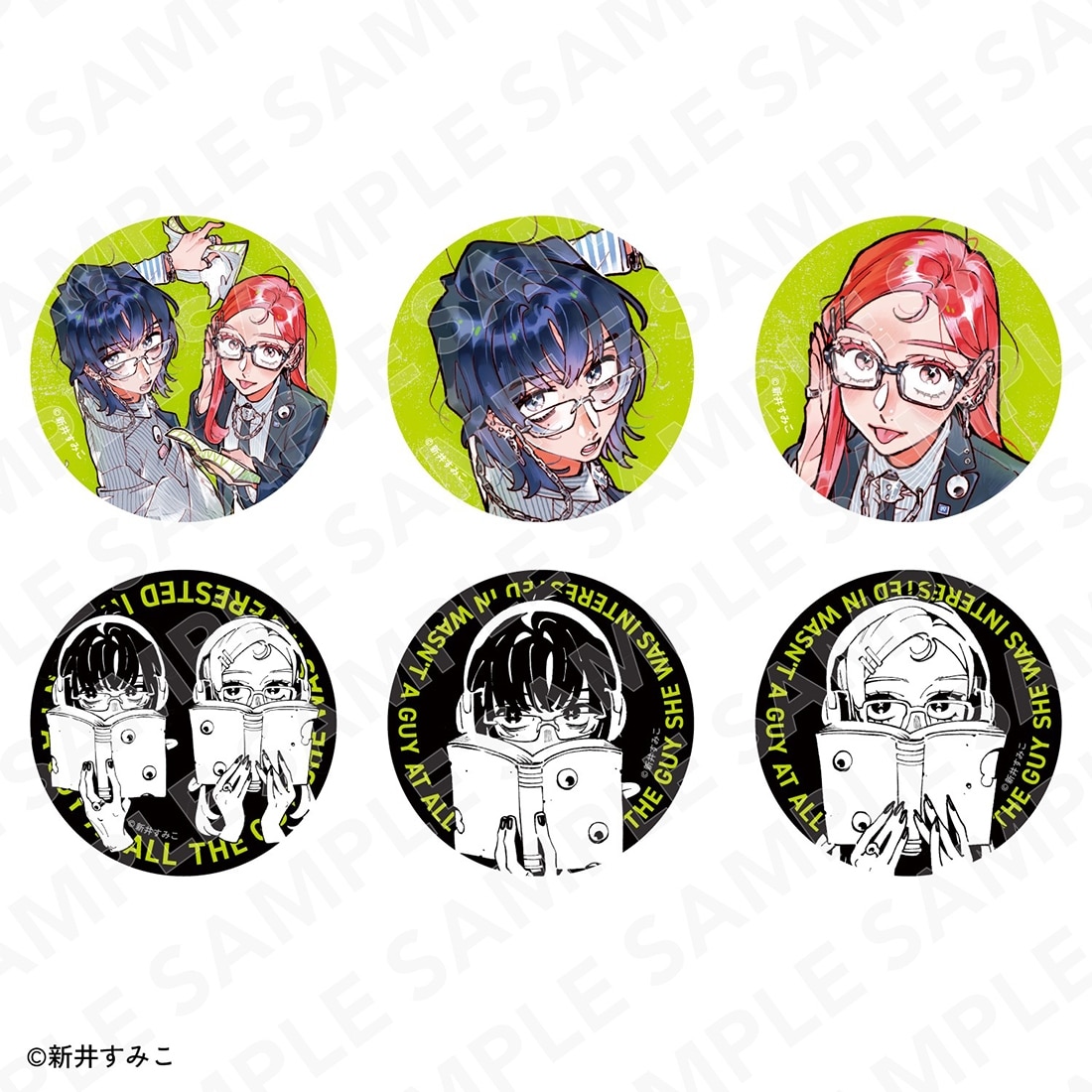 気になってる人が男じゃなかった　缶バッジコレクション BOX