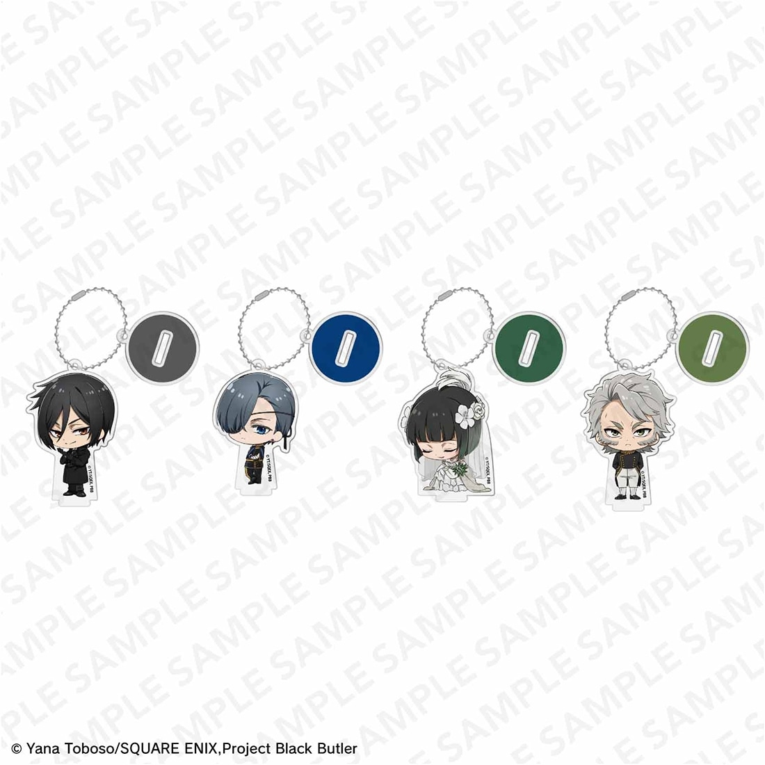 アニメ「黒執事 -緑の魔女編-」ボールチェーン付きちびアクリルスタンドフィギュア BOX