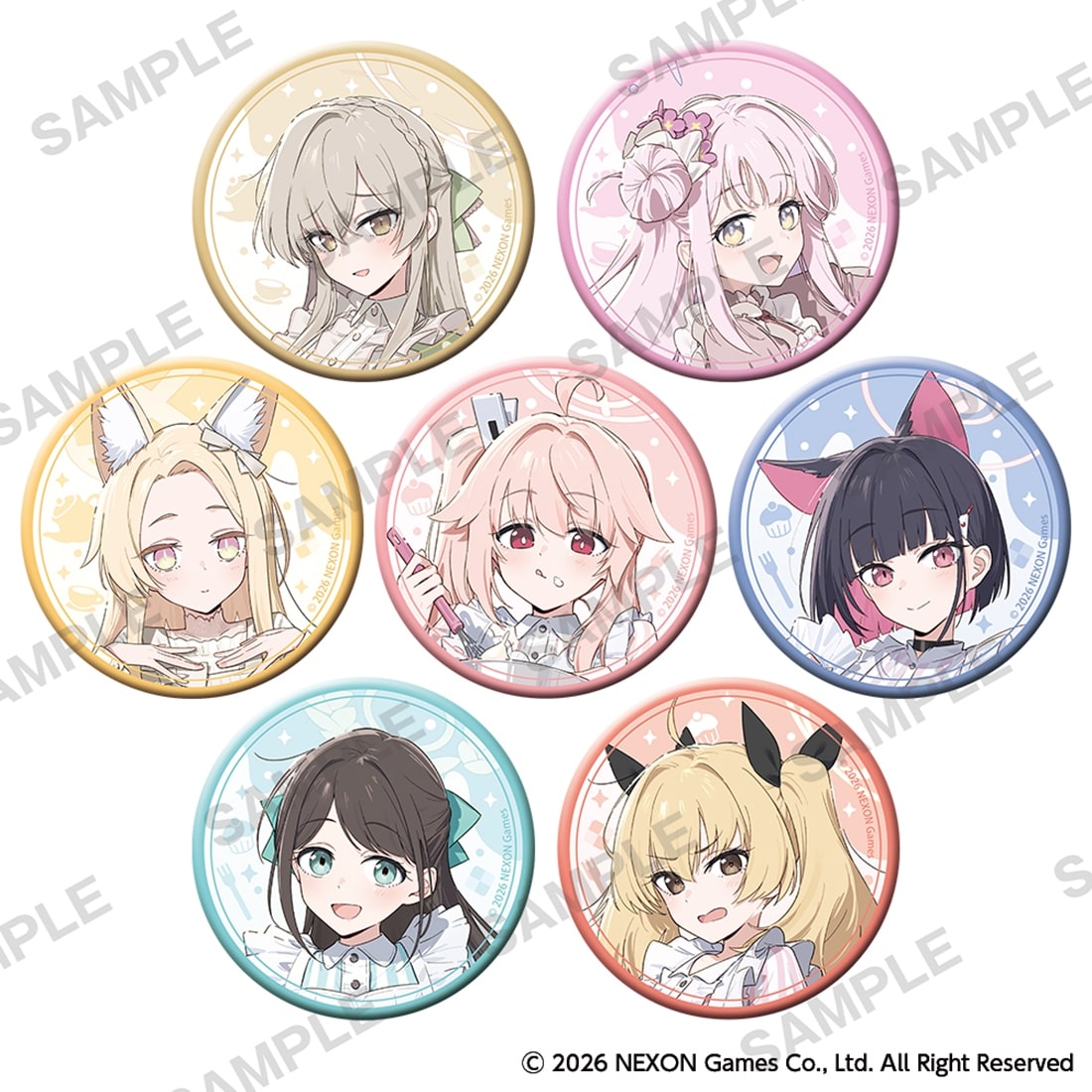 「ブルーアーカイブ POP UP SHOP」トレーディング缶バッジ　BOX BOX