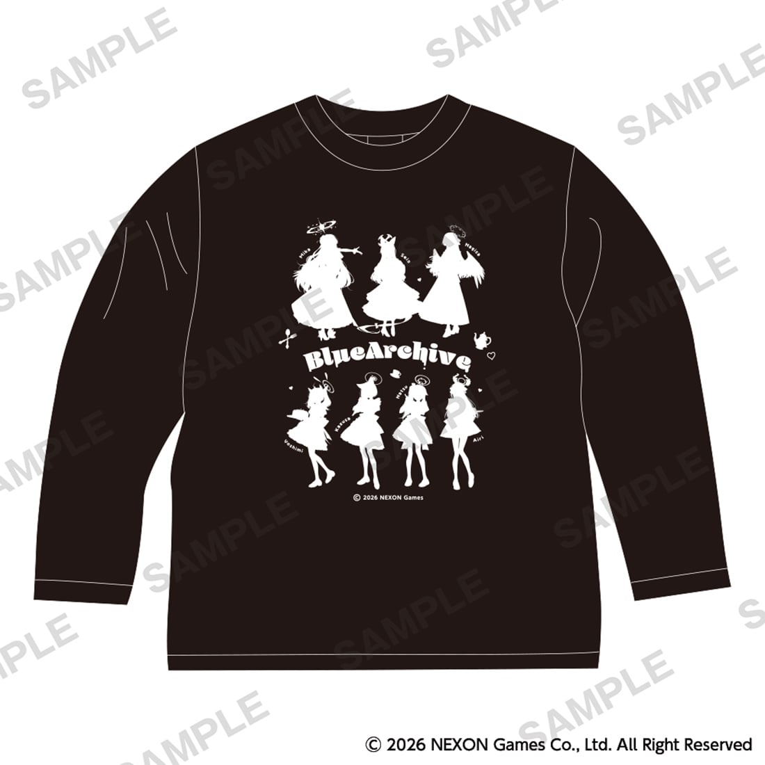 「ブルーアーカイブ POP UP SHOP」ロングTシャツ