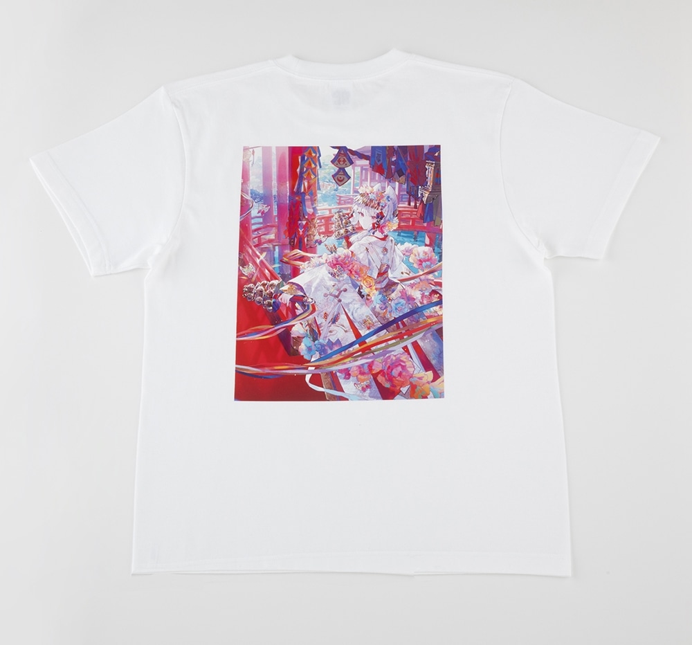 藤ちょこ　Tシャツ　カバーイラスト　Sサイズ ホワイト S