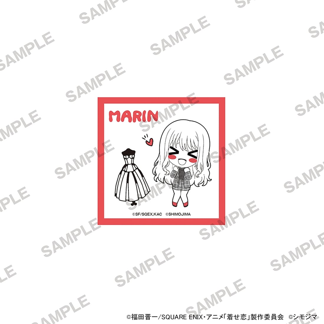 TVアニメ「その着せ替え人形は恋をする」Season 2 ステッカー シモジマコラボVer. 喜多川海夢D