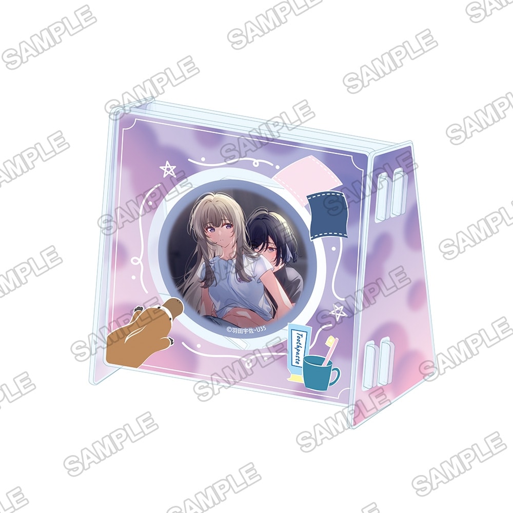 『週に一度クラスメイトを買う話 ～ふたりの秘密は一つ屋根の下～』缶バッジ＆ホルダーセット night