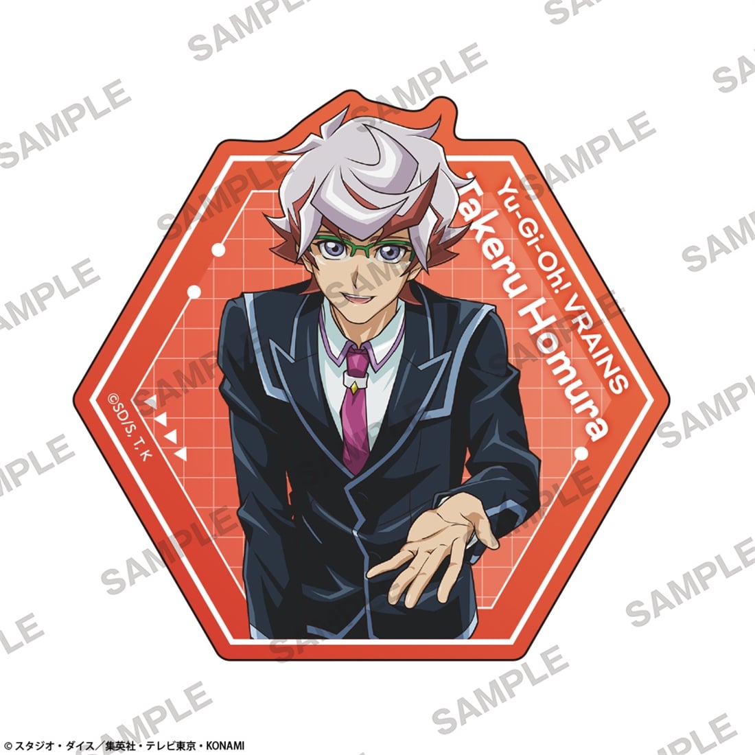 遊☆戯☆王ＶＲＡＩＮＳ ステッカー 共にver. 穂村尊