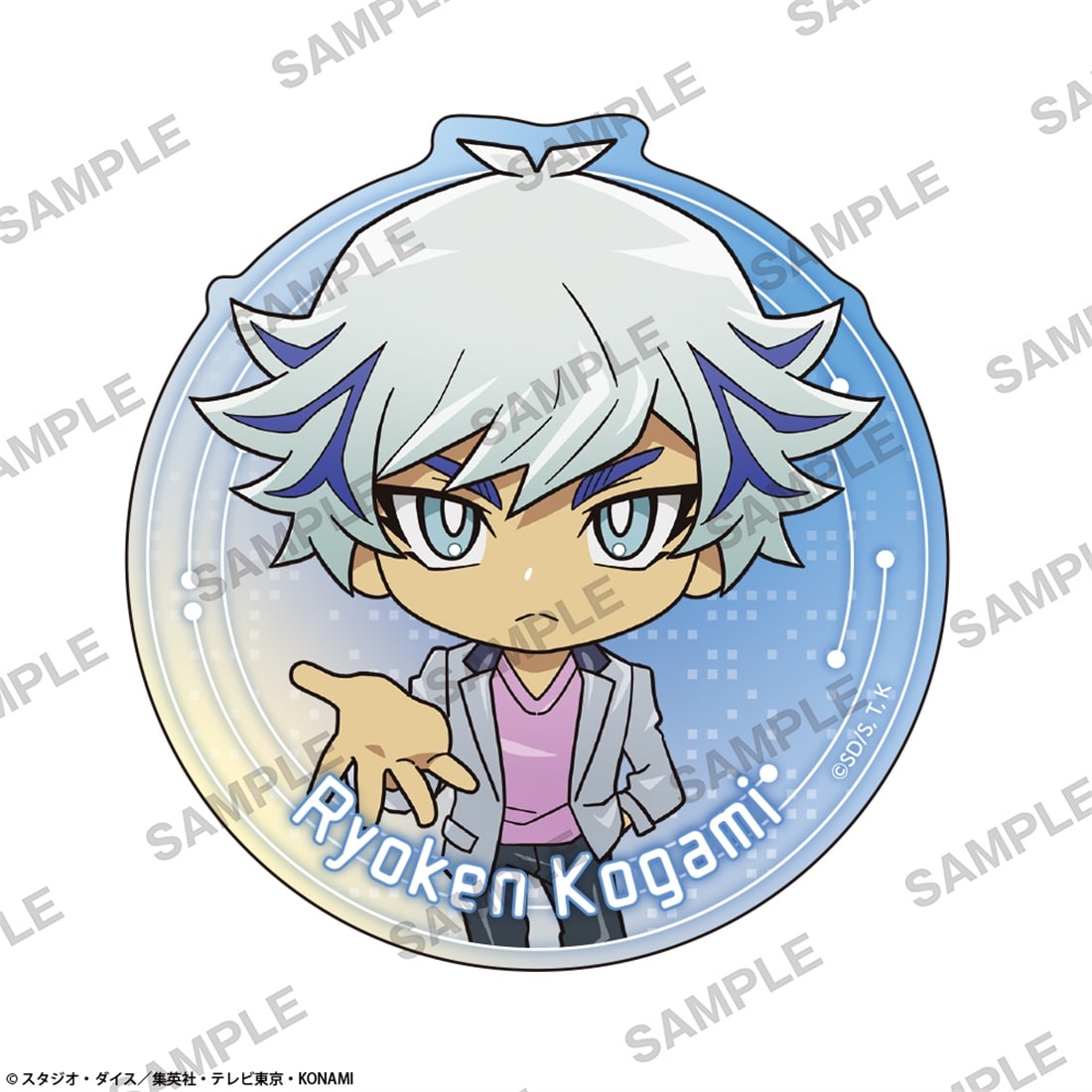 遊☆戯☆王ＶＲＡＩＮＳ ステッカー 共にver. 鴻上了見 にいてんご