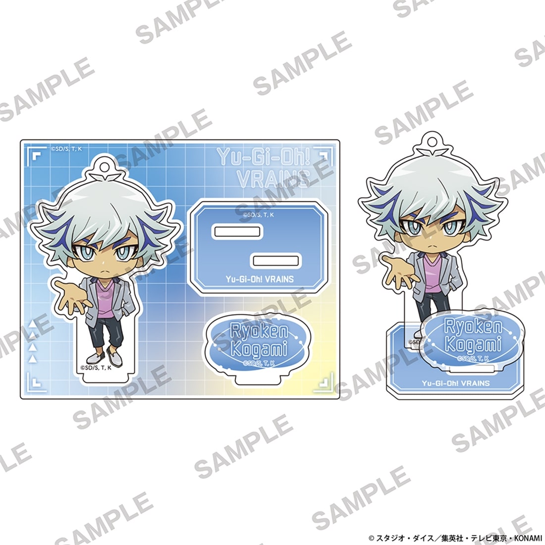 遊☆戯☆王ＶＲＡＩＮＳ にいてんごアクリルスタンド 共にver. 鴻上了見