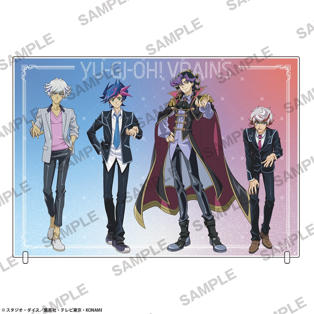 遊☆戯☆王ＶＲＡＩＮＳ アクリルパネル 共にver. 描き下ろし