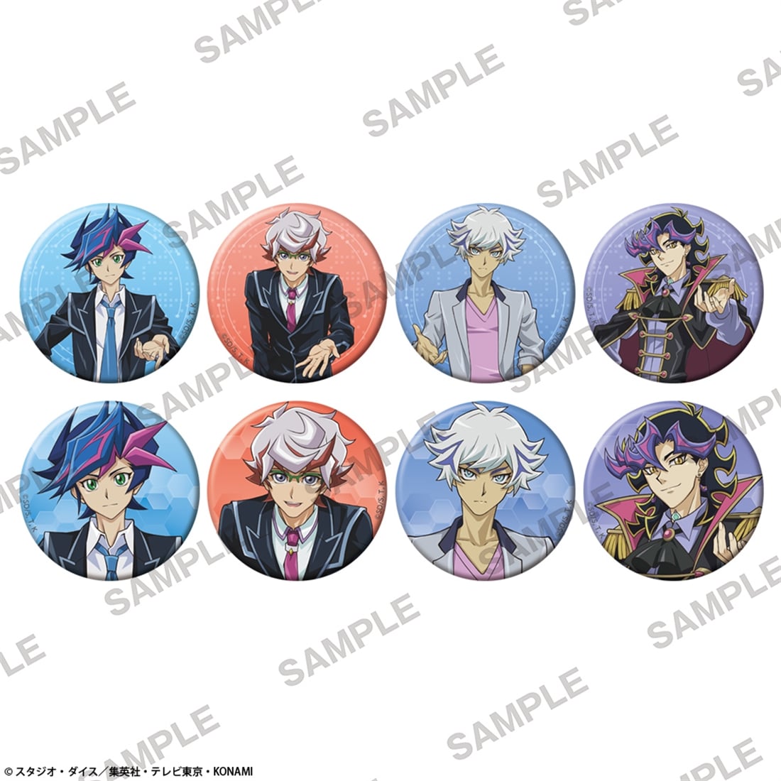 遊☆戯☆王ＶＲＡＩＮＳ きらきら缶バッジコレクション 共にver. Box Box