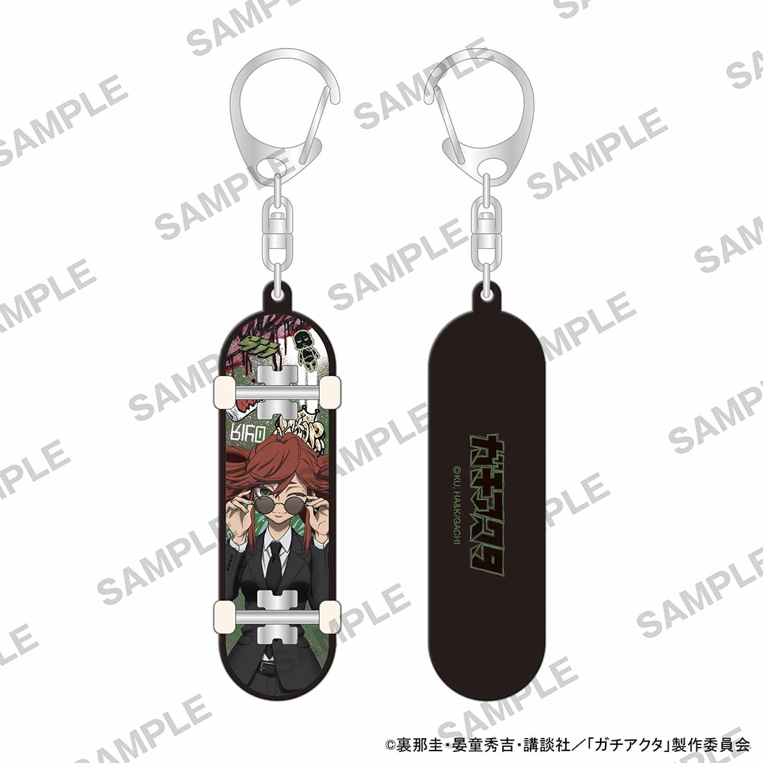 TVアニメ『ガチアクタ』スケボーキーホルダー 黒スーツVer. リヨウ