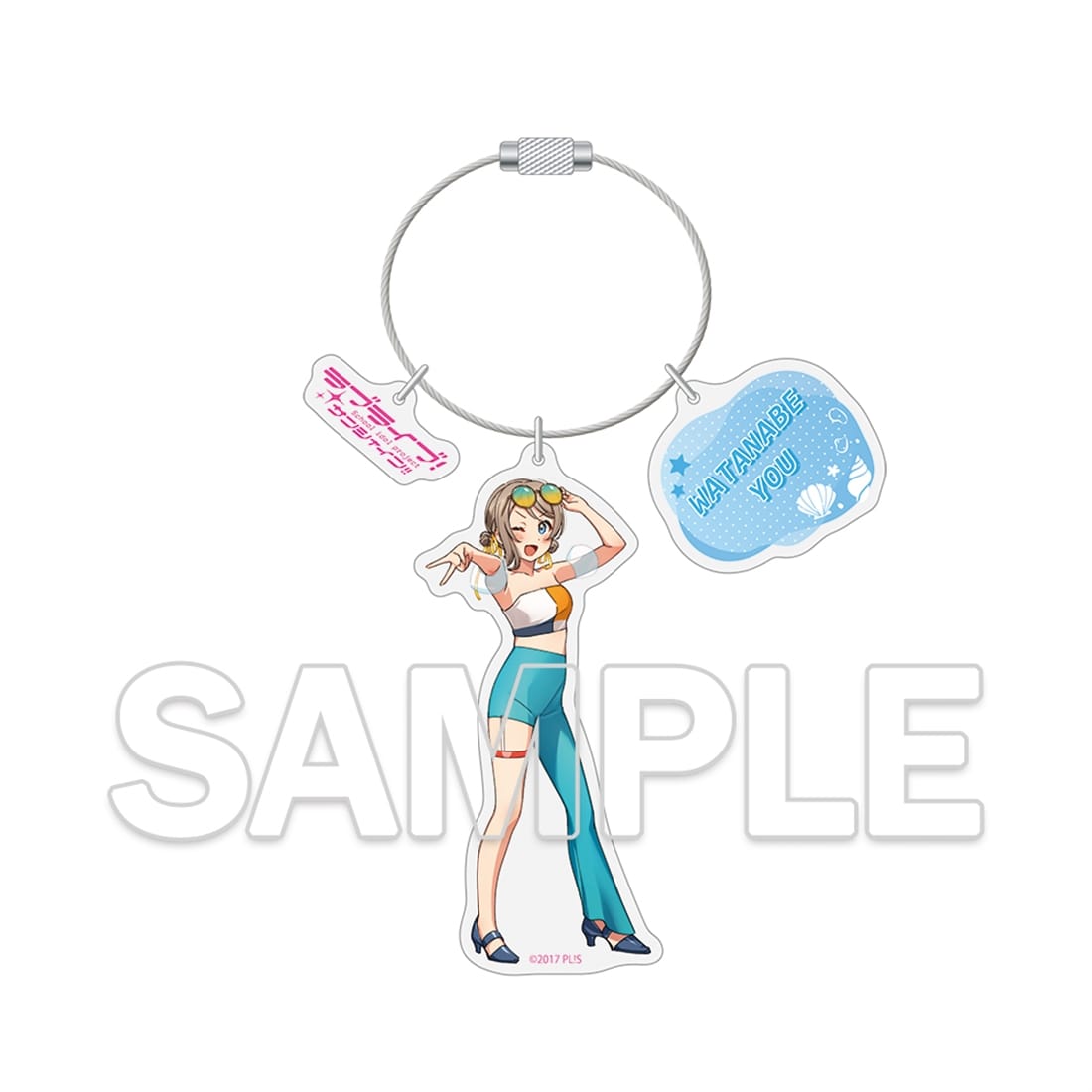 ラブライブ！シリーズ ワイヤーアクリルキーホルダー 渡辺 曜