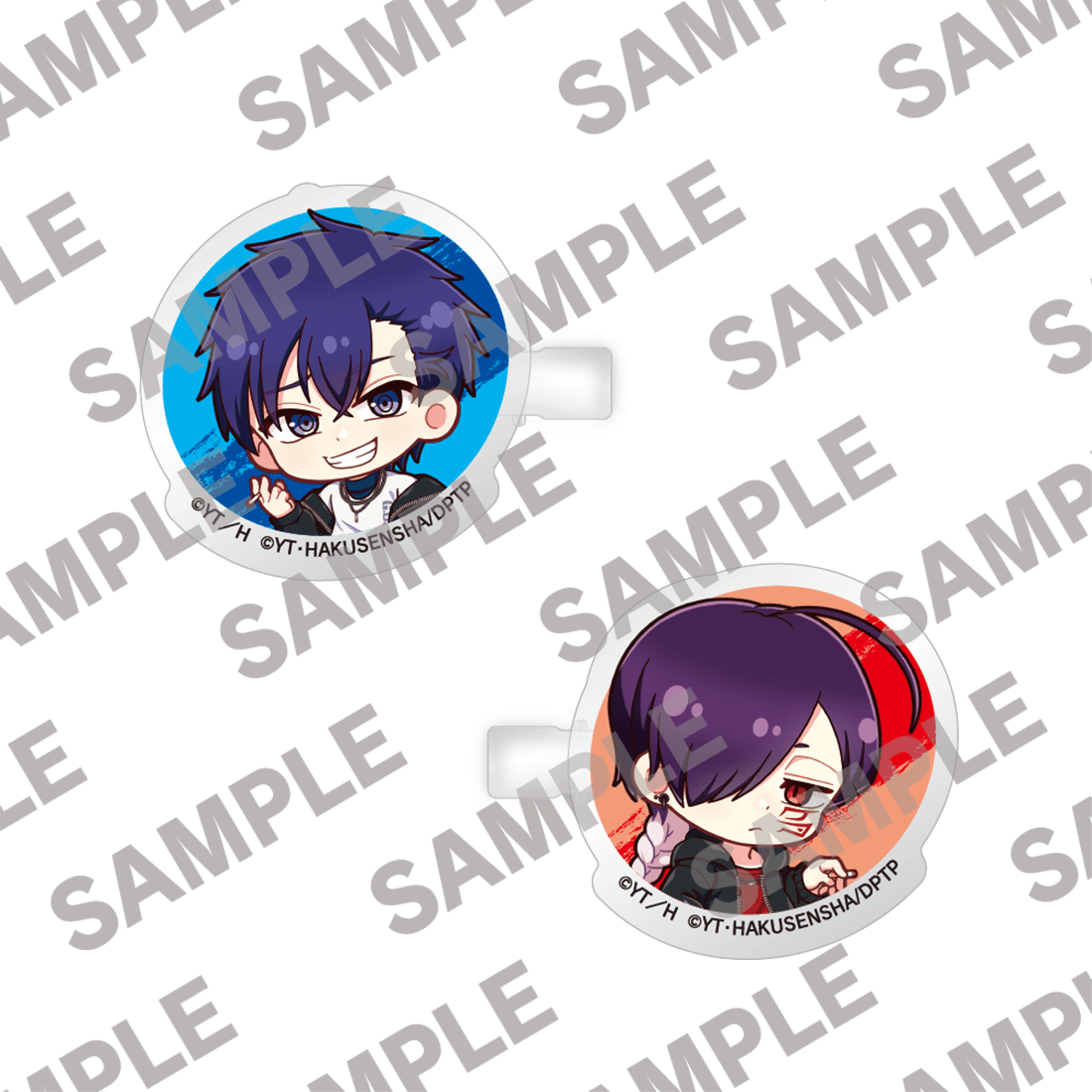 拷問バイトくんの日常 ミニキャラアクリルクリップセット ストリートシリーズ　セロ＆シウ