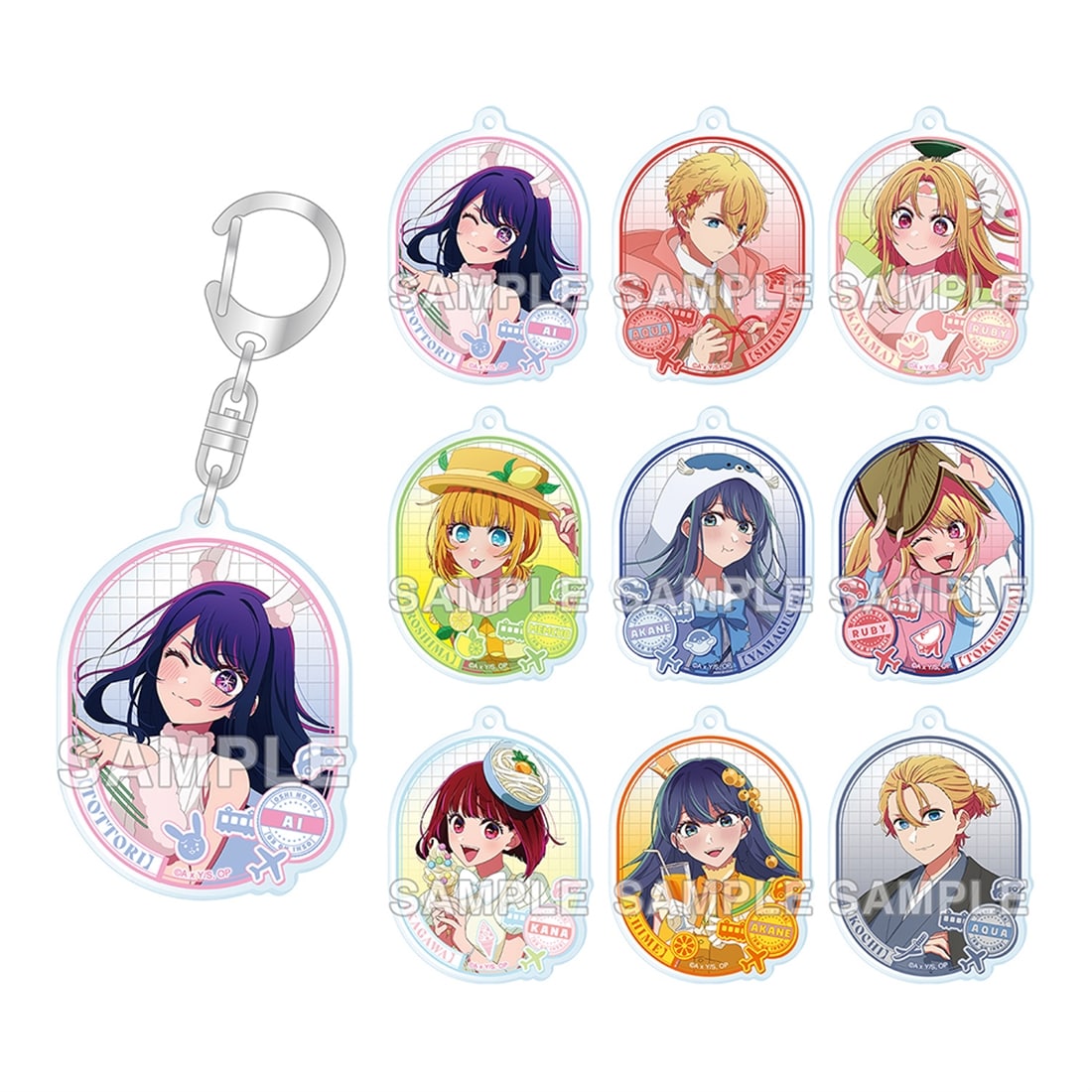 【推しの子】『【47都道府県の子】』トレーディングアクリルキーホルダー 中国・四国エリア　BOX