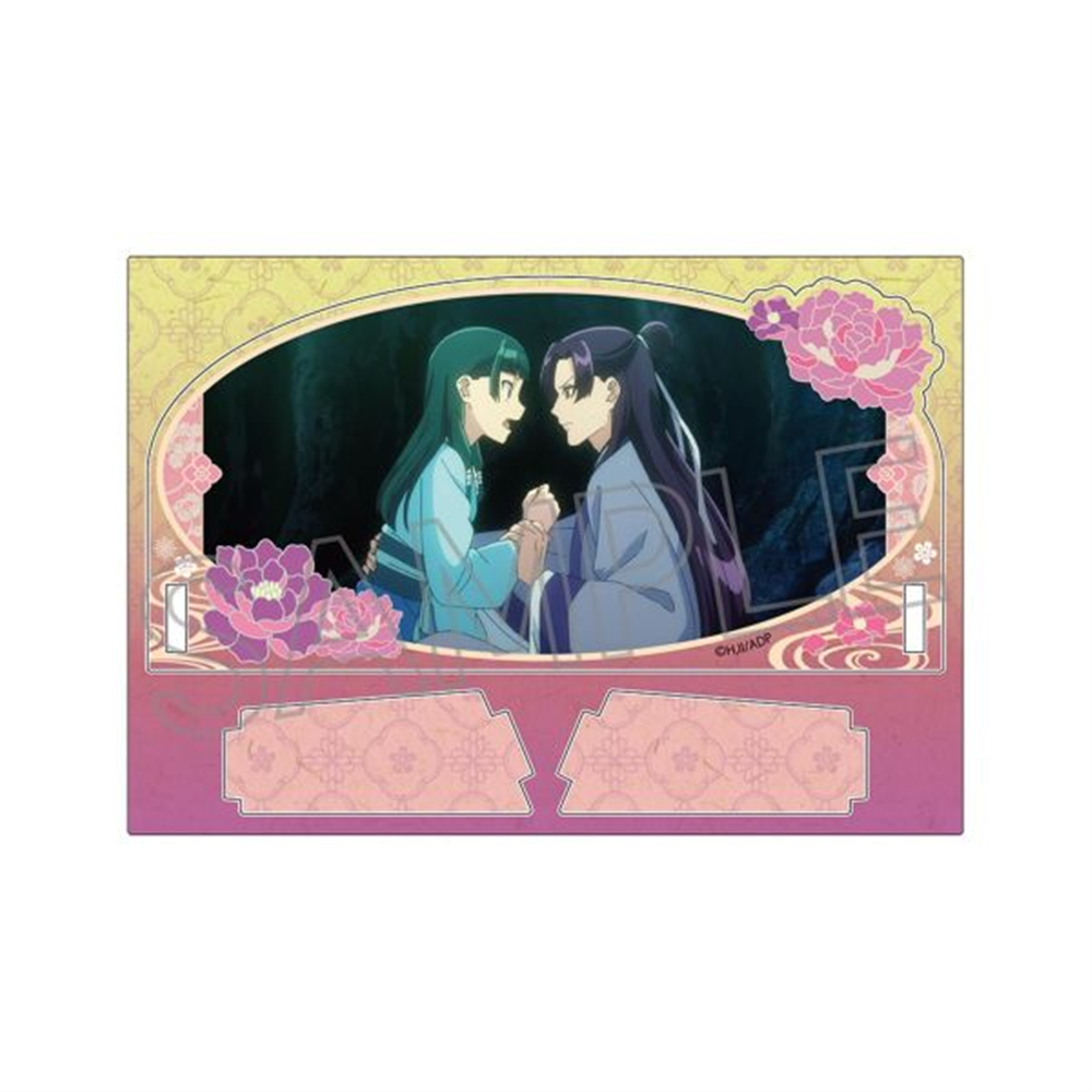 薬屋のひとりごと 斜めに飾れるアクリルスタンドVol.2 猫猫＆壬氏B（紫）