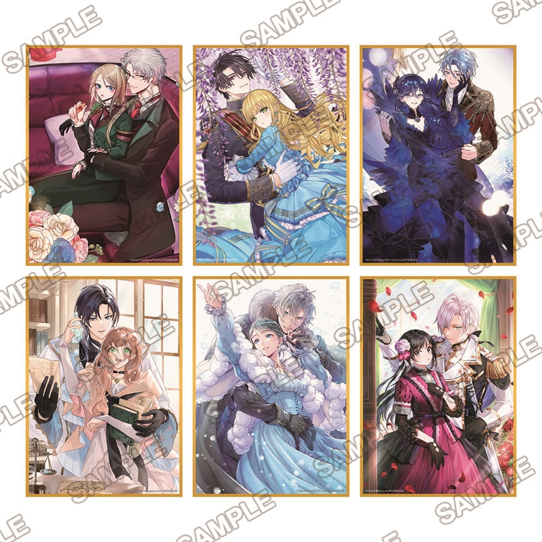 角川ビーンズ文庫創刊24周年記念トレーディングミニ色紙