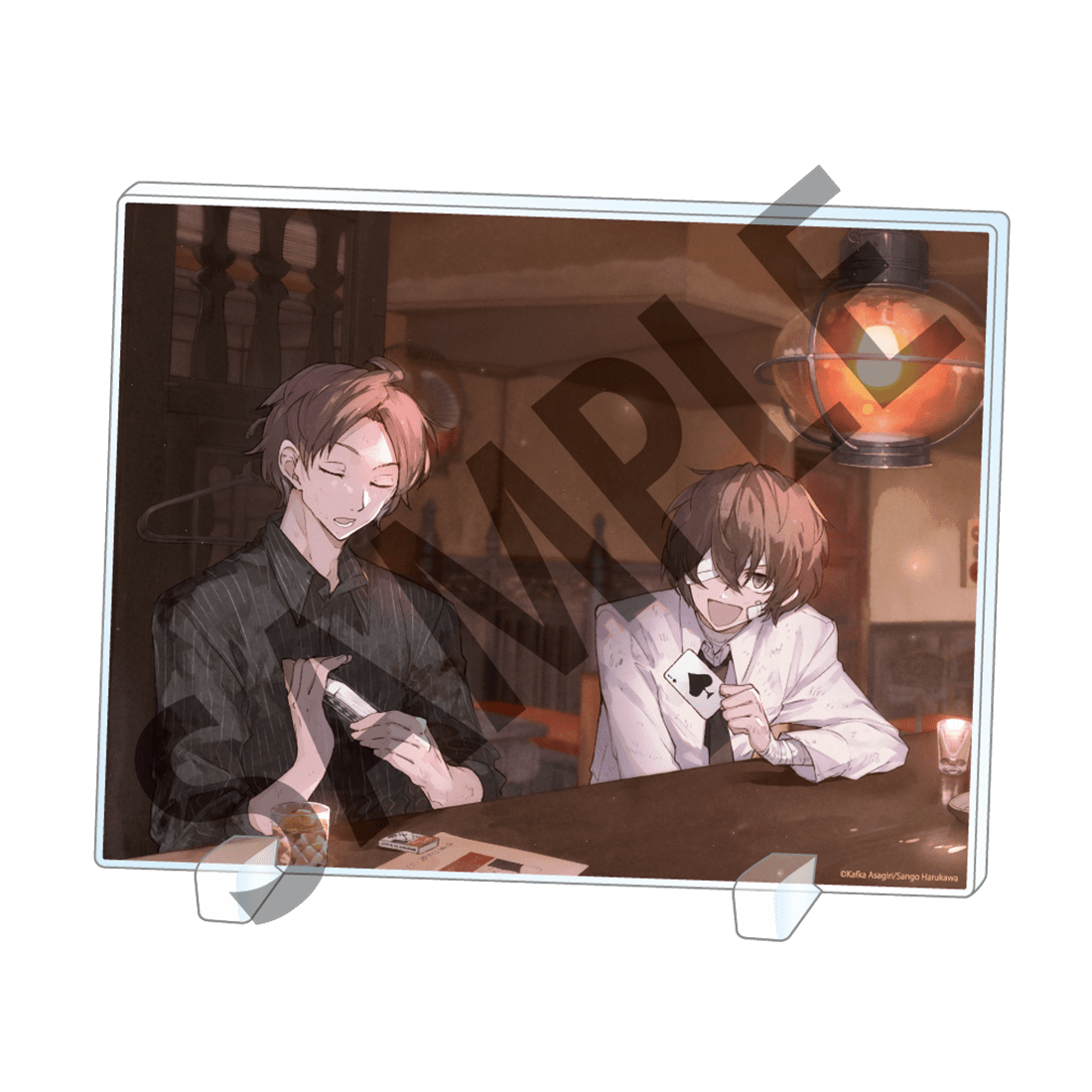 『文豪ストレイドッグス　太宰を拾った日』アクリルパネル 太宰治＆織田作之助