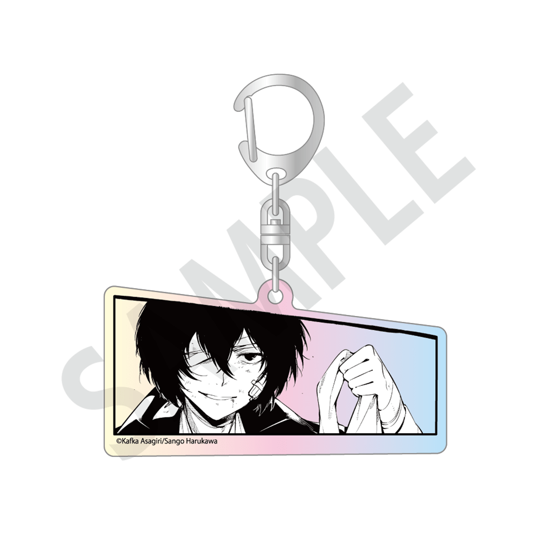 『文豪ストレイドッグス 太宰、中也、十五歳』オーロラアクリルキーホルダー 太宰治