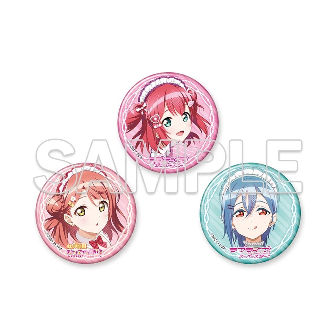 【イベント・事後通販限定】ラブライブ！シリーズ AiScReam缶バッジセット