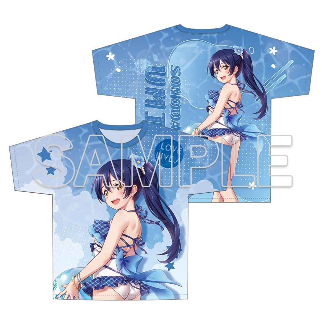 【会場先行】『ラブライブ！』フルグラフィックTシャツ Ver.水着　園田海未
