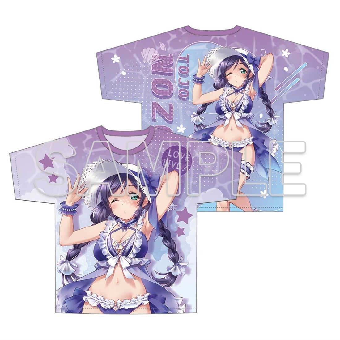 【会場先行】『ラブライブ！』フルグラフィックTシャツ Ver.水着　東條 希